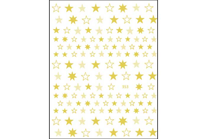 Gold Star Sticker Pattern Yellow  Gold star stickers, Star stickers, Gold  stars