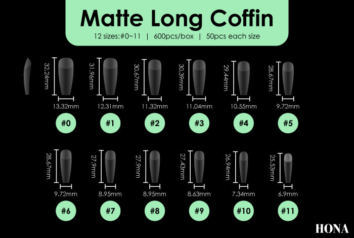 Coffin Full Cover Extension Tips