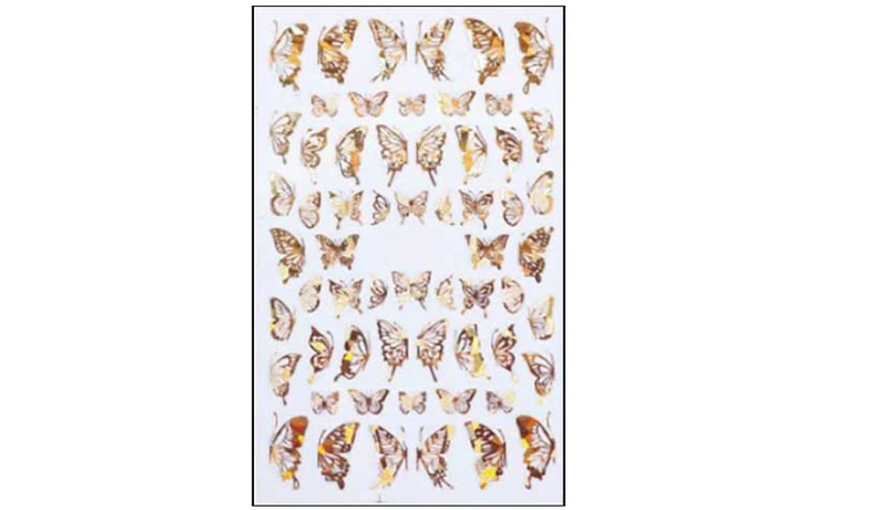 33/34 - Holographic Butterfly Stickers